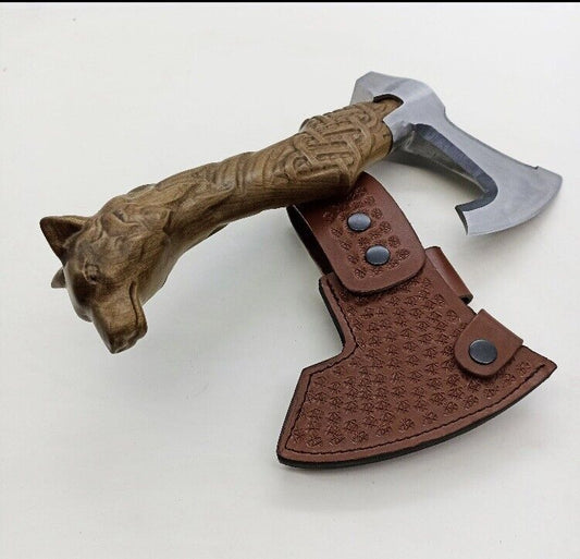 Taktische Tomahawk Axt Kampfaxt Funktionelles handgeschmiedetes Campingaxt Beil
