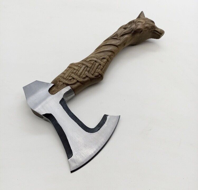 Taktische Tomahawk Axt Kampfaxt Funktionelles handgeschmiedetes Campingaxt Beil