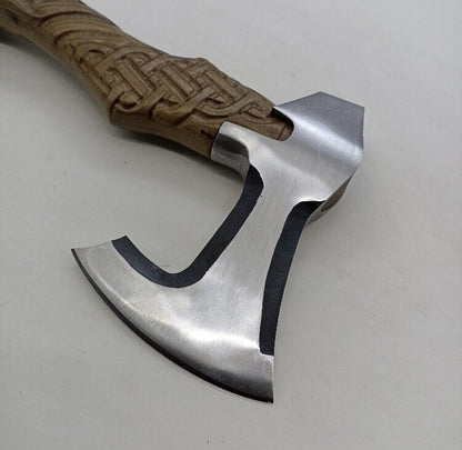 Taktische Tomahawk Axt Kampfaxt Funktionelles handgeschmiedetes Campingaxt Beil