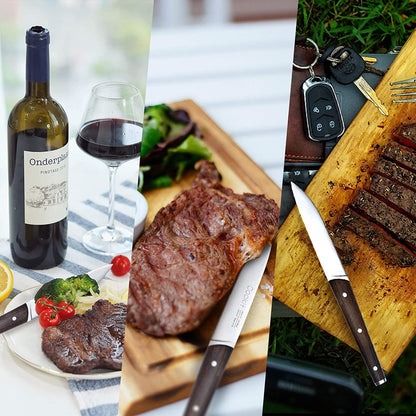 Carbon - Edelstahl Steakmesserset | 6-teilig