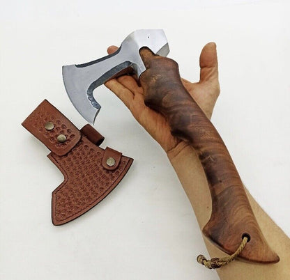 Taktische Tomahawk Axt Kampfaxt Funktionelles handgeschmiedetes Campingaxt Beil