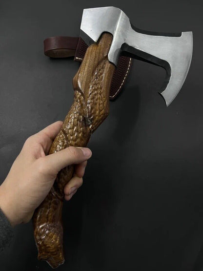 Taktische Tomahawk Axt Kampfaxt Funktionelles handgeschmiedetes Campingaxt Beil