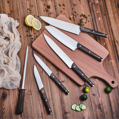 Edelstahl Küchenmesserset | 8-teilig