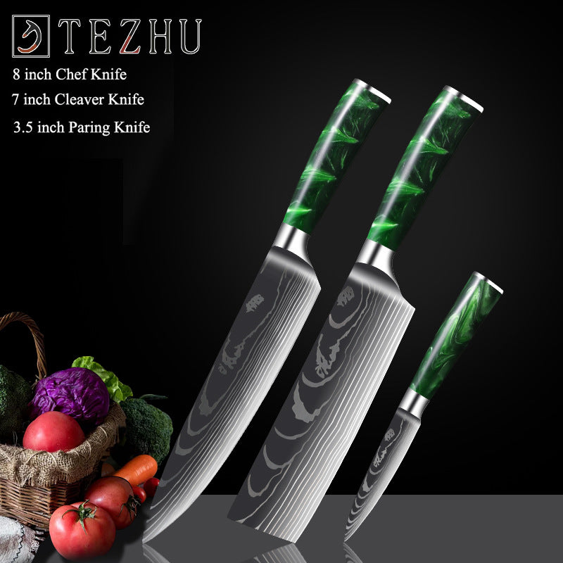 Edelstahl Küchenmesser | Damascus